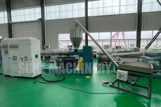 TPE sheet Extrusion Line for car mats making to Chinese clients 